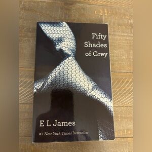'Fifty Shades of Grey' Book - Black and Gray Cover